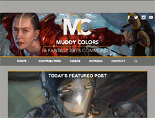 Tablet Screenshot of muddycolors.com